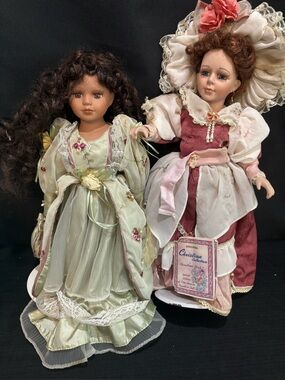 VTG. Christina Collection fine porcelain & Lexie Porcelain Show Stoppers dolls